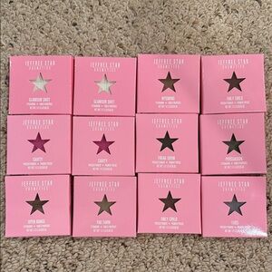 Jeffree Star eyeshadow/pressed pigment bundle